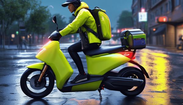 Description de l activité principale livreur Uber Eats : textes, statut et revenus